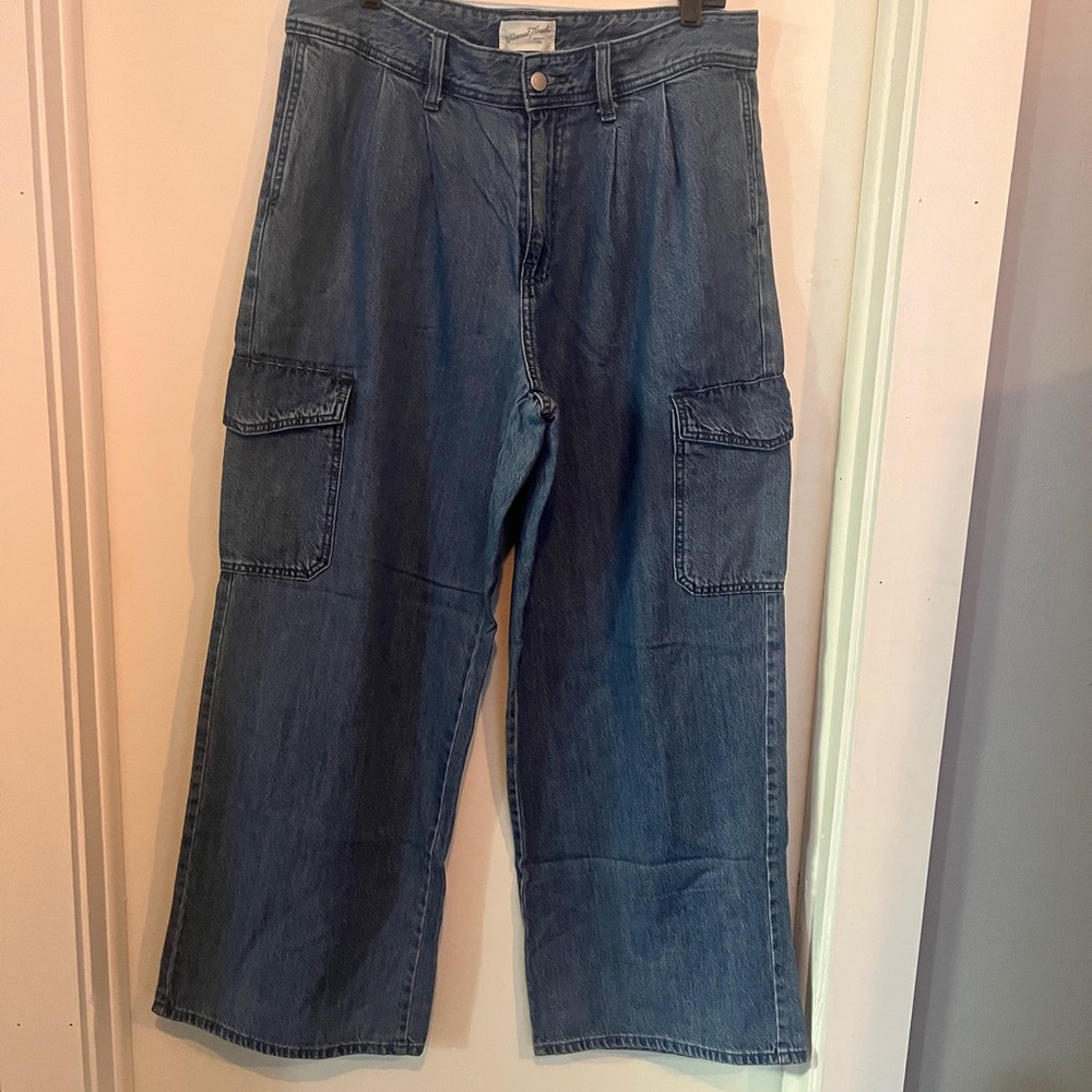 Universal Thread Pleated Cargo Wide Leg Trousers - NWOT Size 12